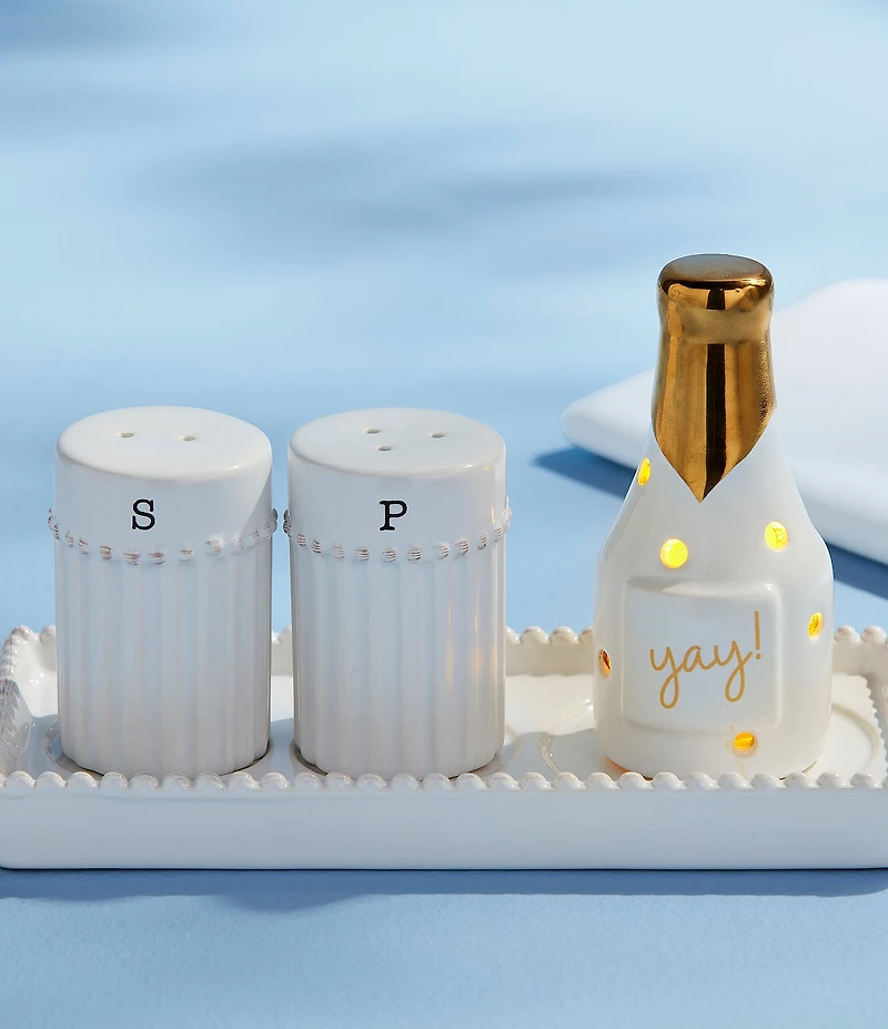 Mud Pie Circa Collection Champagne Light-Up Sitter