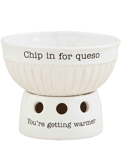 Mud Pie Circa Collection Queso Warming Dip Bowl Set