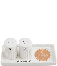 Mud Pie Circa Salt & Pepper Accessory Tray Set