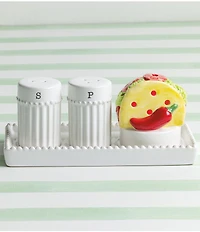 Mud Pie Circa Salt & Pepper Accessory Tray Set