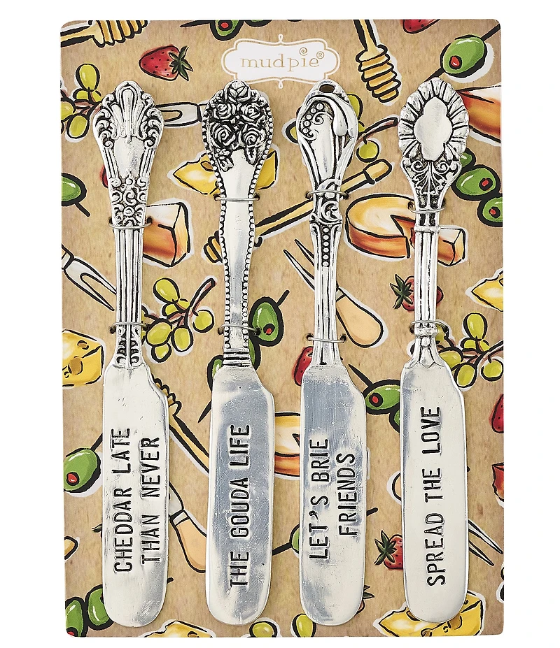 Mud Pie Circa Spreader 4-Piece Set