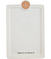 Mud Pie Circa Take It or Leave It Accessory Plate