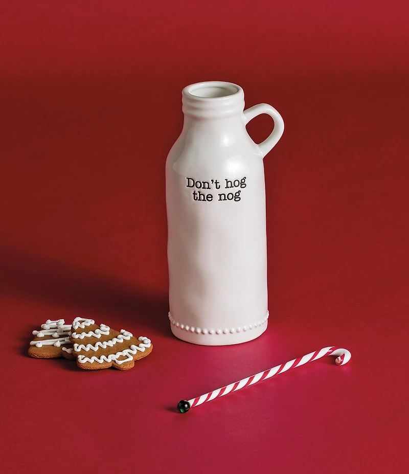 Mud Pie Circa Whimsy Collection Eggnog Pitcher