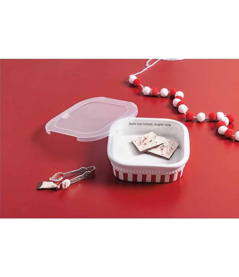 Mud Pie Circa Whimsy Collection Peppermint Bark Box