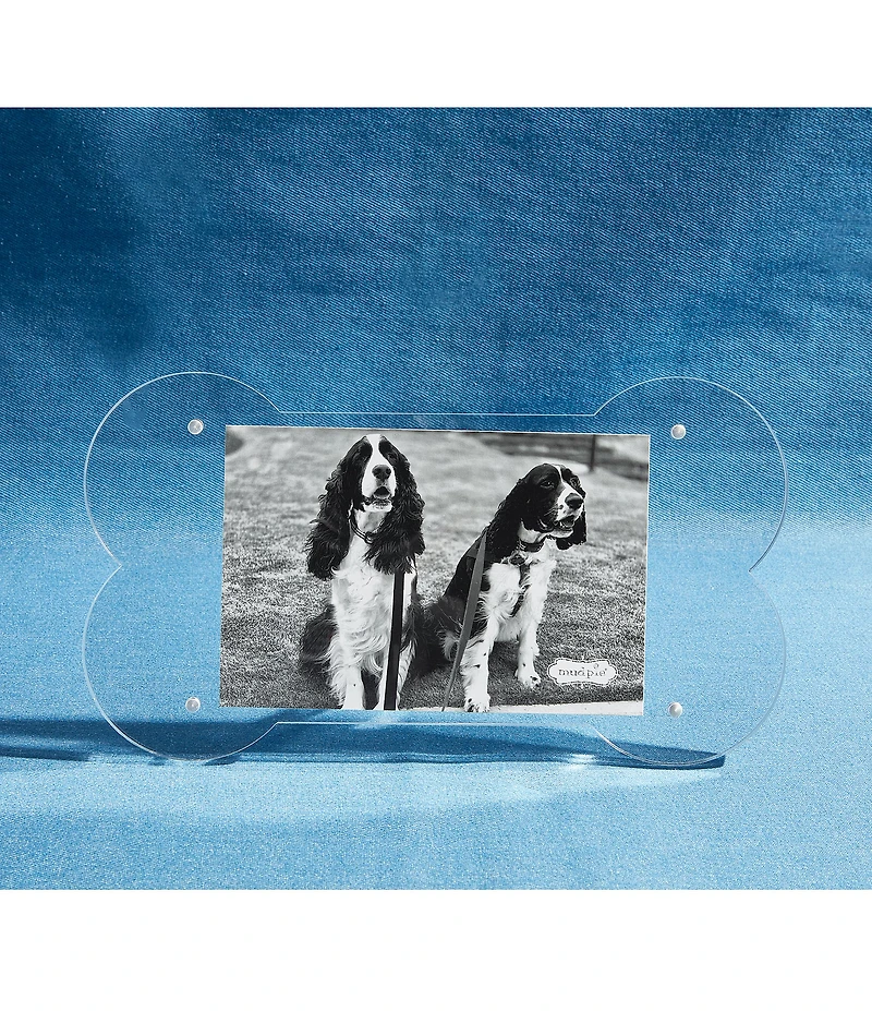Mud Pie Dog Bone Acrylic Picture Frame