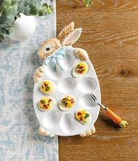 Mud Pie Embroidered Bunny Table Runner, 72#double;