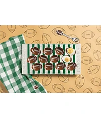 Mud Pie Football Game Day Icon Patch Kitchen Towels, Set of 3