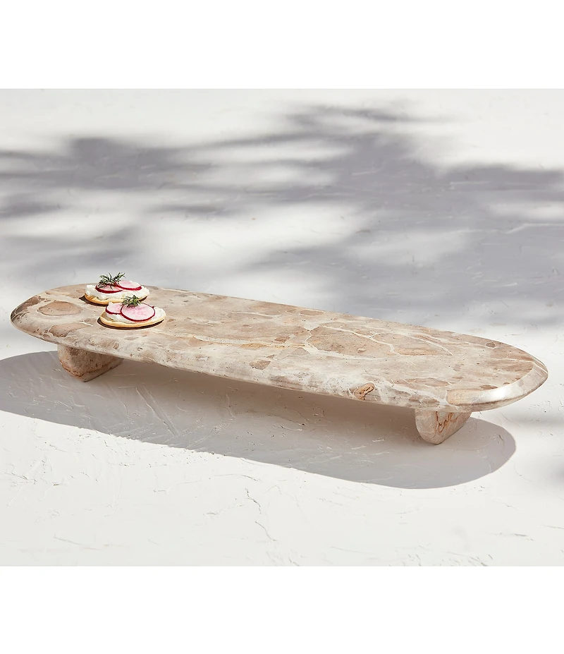 Mud Pie Footed Marble Board