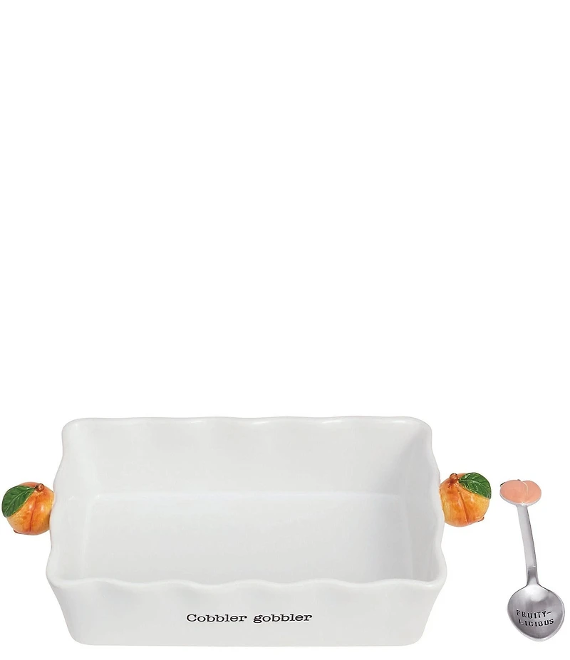Mud Pie Fruit Cobbler Baker Dish Set