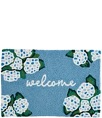 Mud Pie Garden Collection Hydrangea Washable Rug