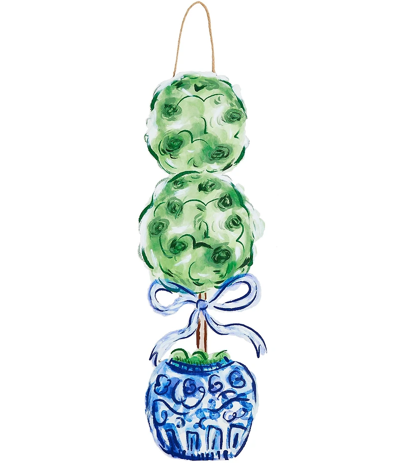 Mud Pie Garden Collection Topiary Door Hanger