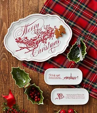 Mud Pie Good Tidings Collection Holly Tidbit Bowl Set
