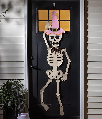 Mud Pie Halloween Collection Girl Skeleton Door Hanger Decor