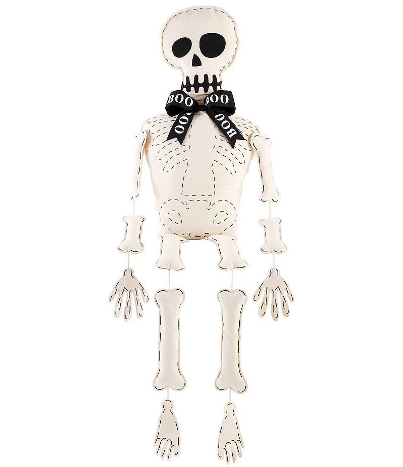 Mud Pie Halloween Stuffed Skeleton Sitter