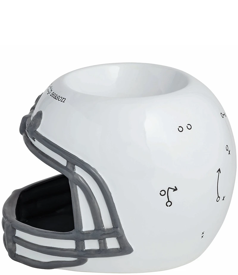 Mud Pie Circa Tailgate Collection Football Helmet Chip and Dip Server