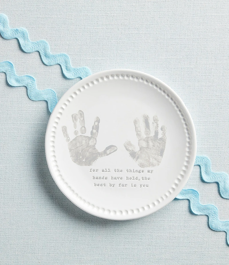 Mud Pie Handprint Keepsake Platter