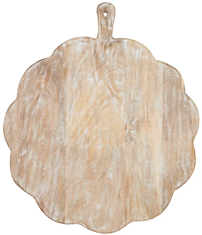 Mud Pie Happy Everything Large Scallop Cheese Board