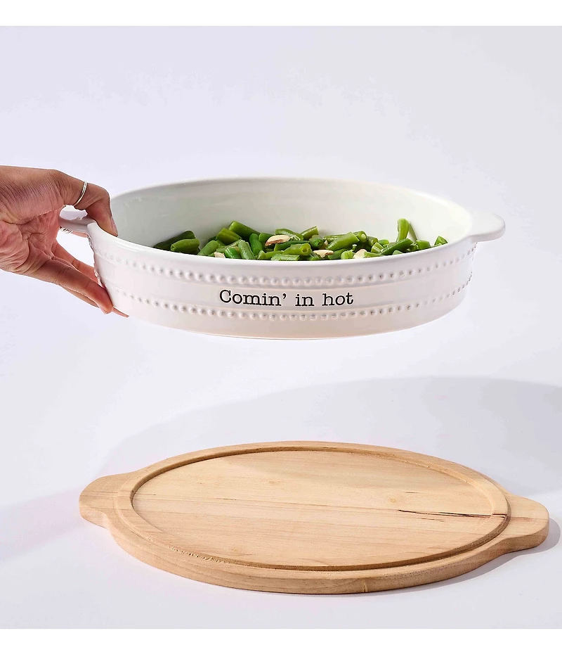Mud Pie Harvest Baker with Trivet