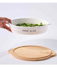 Mud Pie Harvest Baker with Trivet