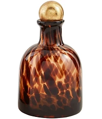 Mud Pie Heritage Home Collection Circular Tortoise Decanter