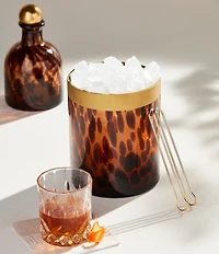 Mud Pie Heritage Home Collection Circular Tortoise Decanter