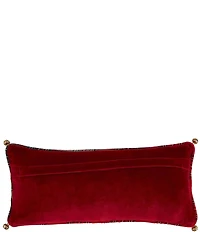 Mud Pie Holiday Collection Santa Paws Hooked Pillow