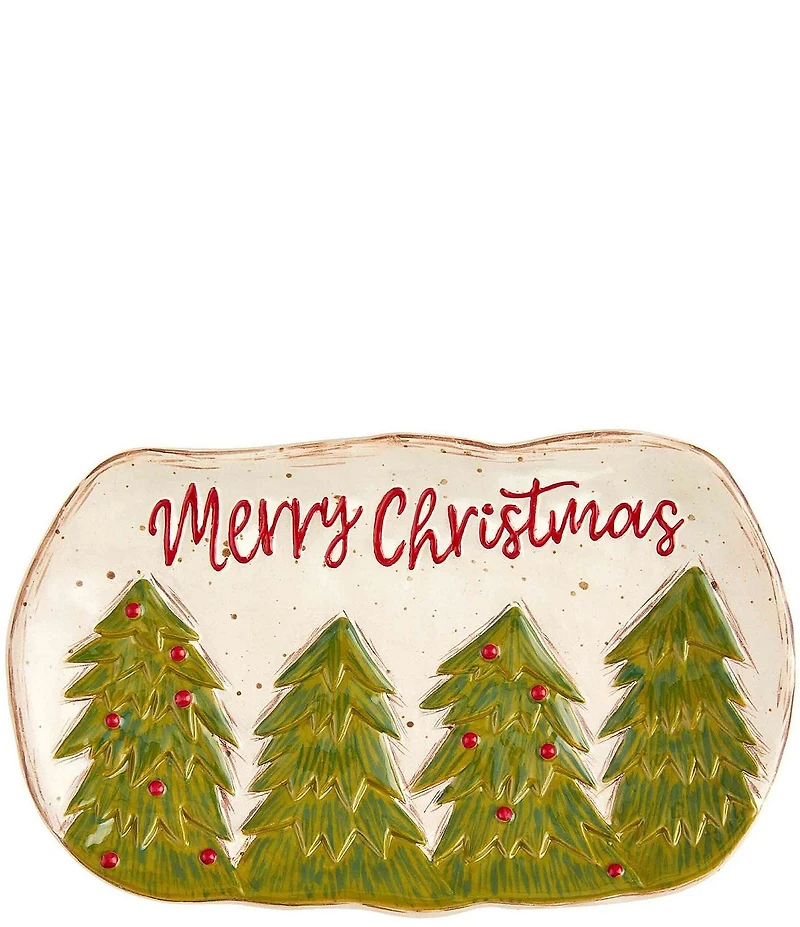 Mud Pie Home For Christmas Collection Tree Sentiment Farm Platter