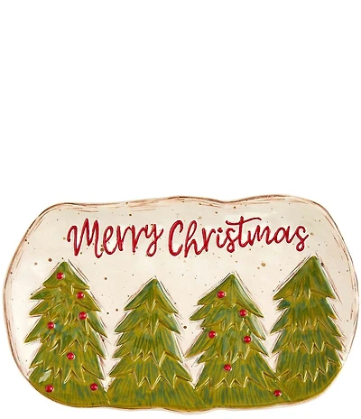 Mud Pie Home For Christmas Collection Tree Sentiment Farm Platter