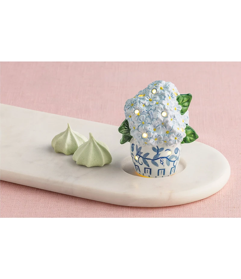 Mud Pie Hydrangea Light-up Sitter