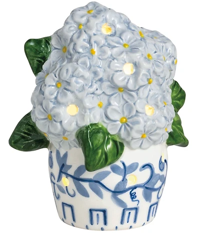 Mud Pie Hydrangea Light-up Sitter