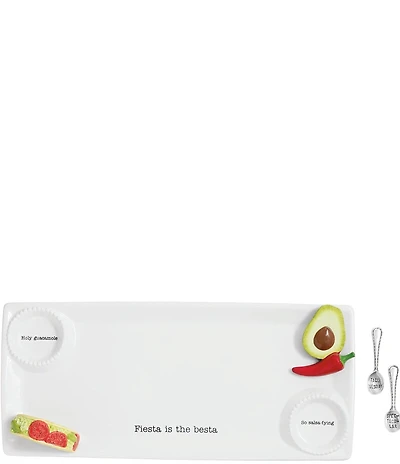 Mud Pie Icon Fiesta Platter Set