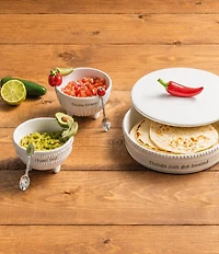 Mud Pie Icon Guac Dip Bowl Set