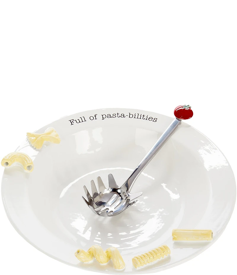 Mud Pie Icon Pasta Serving Dish Set