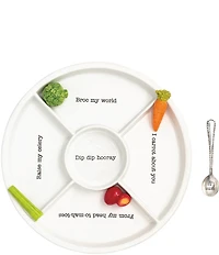 Mud Pie Icon Veggie Tray Set