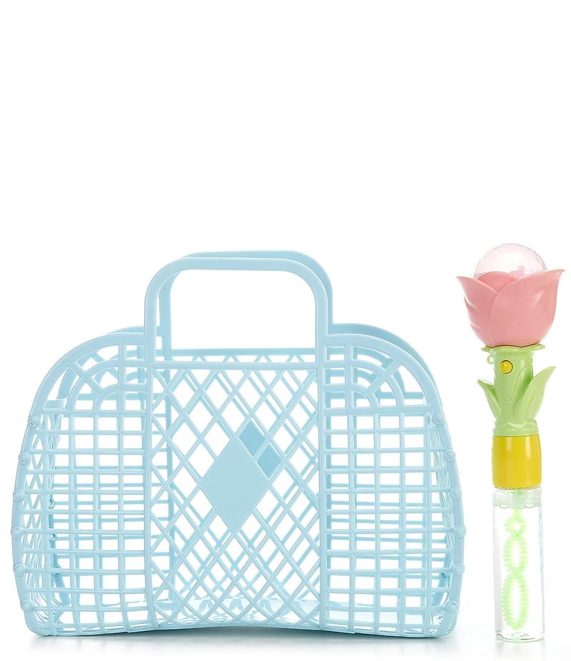 Mud Pie Kids Jelly Tote Bubbles 2-Piece Set