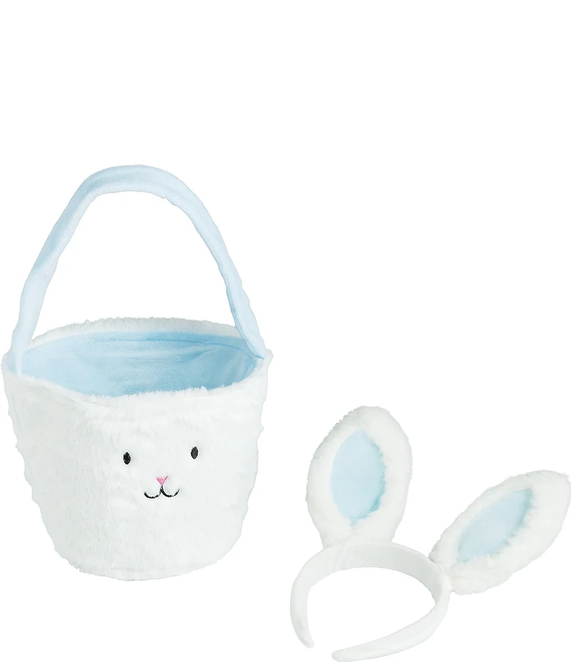 Mud Pie Kids Light Up Bunny Ears + Easter Basket