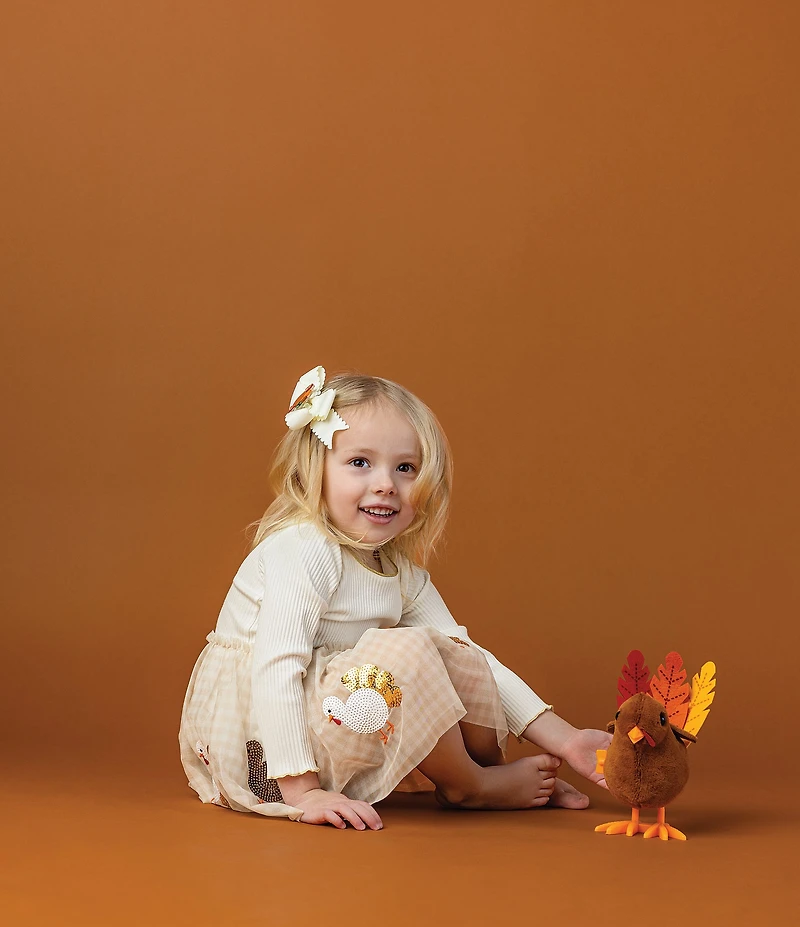 Mud Pie Little Girls Toddle Turkey Tutu Dress