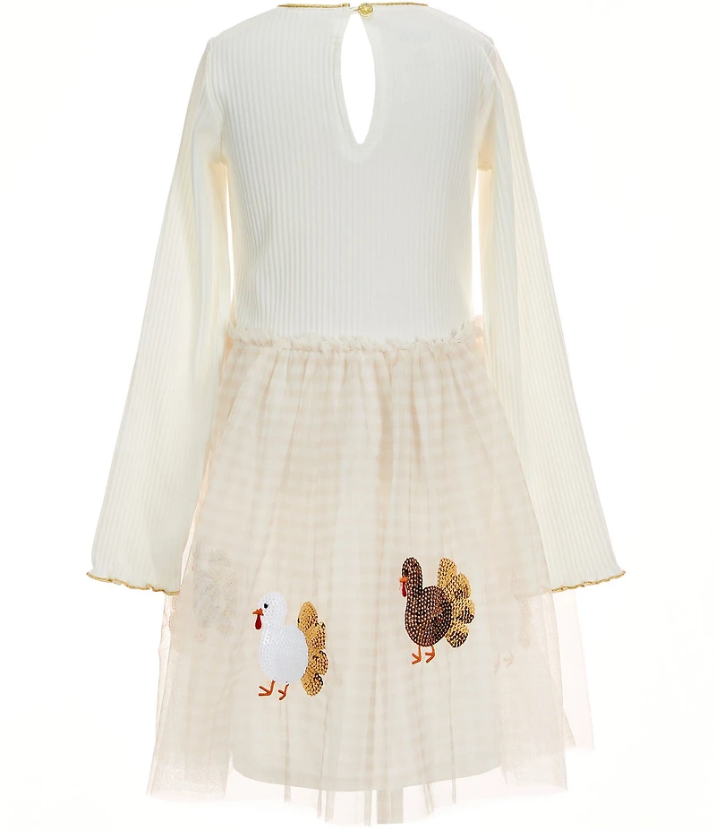 Mud Pie Little Girls Turkey Tutu Dress
