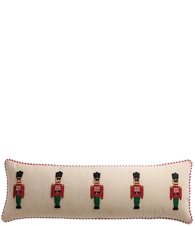 Mud Pie Long Beaded Nutcracker Pillow