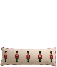 Mud Pie Long Beaded Nutcracker Pillow
