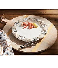 Mud Pie On The Half Shell Oyster Round Platter