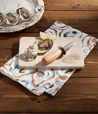 Mud Pie On The Half Shell Oyster Shuck Board Set