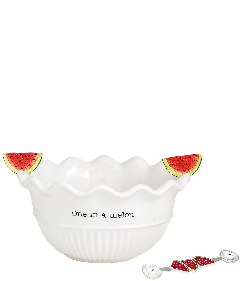 Mud Pie One In A Melon Bowl Set