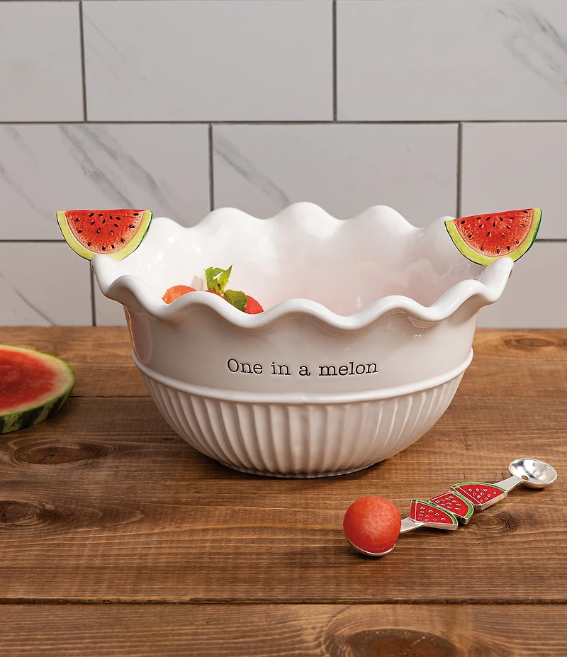 Mud Pie One In A Melon Bowl Set