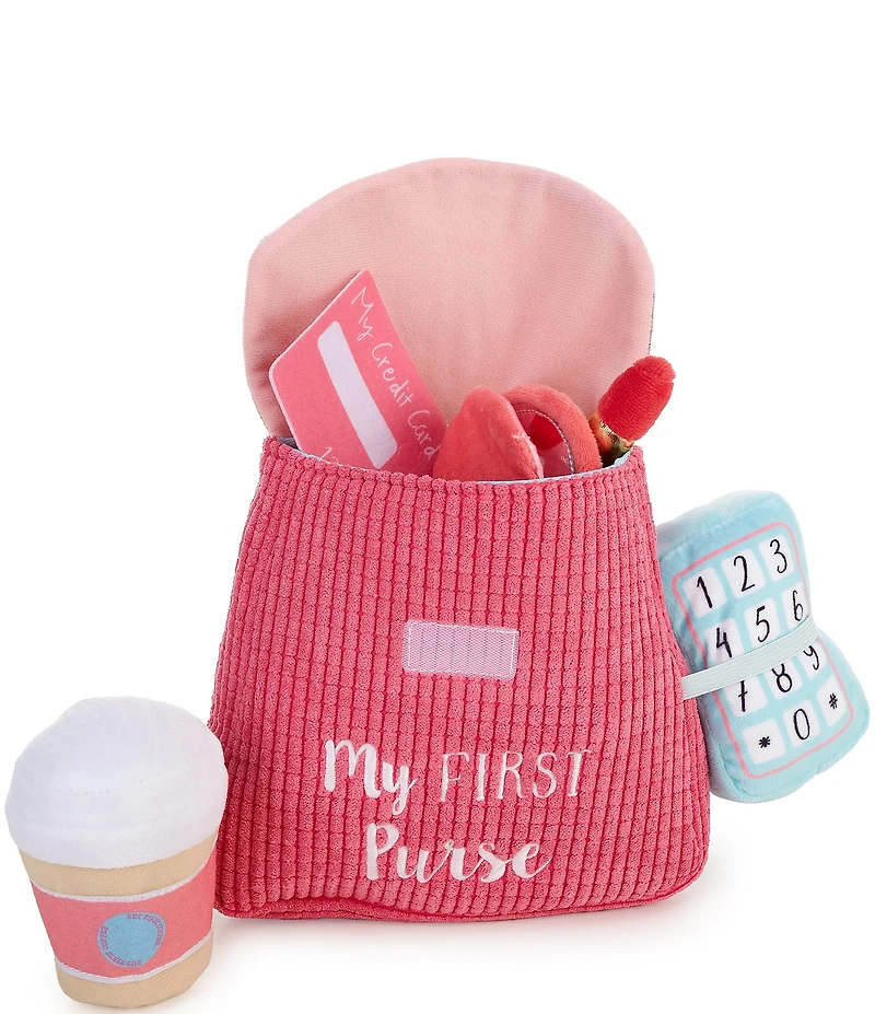 Mud Pie Purse 7-Piece Plush Set