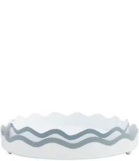Mud Pie Scalloped Nested Metal Trays
