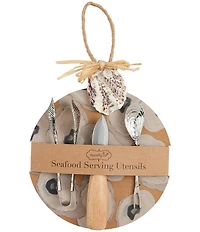 Mud Pie Seafood Utensils Set