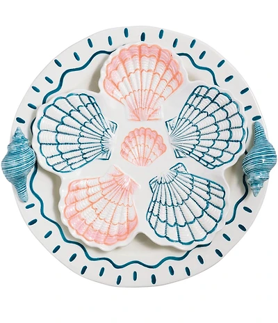 Mud Pie Seashell Nested Platter Set