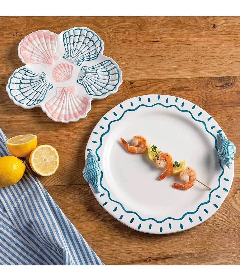 Mud Pie Seashell Nested Platter Set