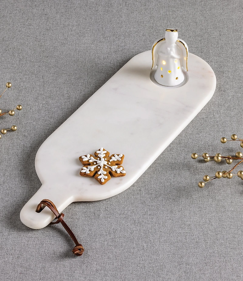 Mud Pie Silver Bells Angel LED Musical Sitter